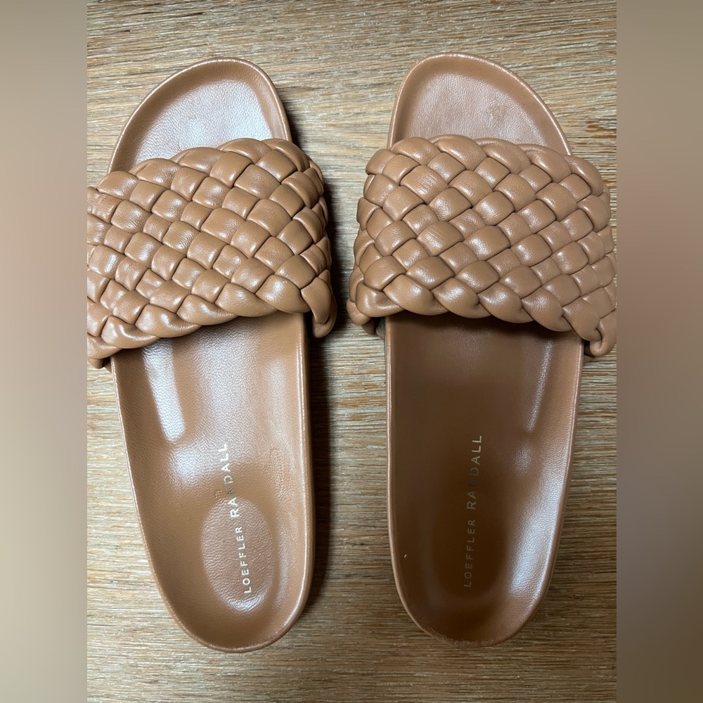 Loeffler Randall Flat Sandals - Braided Design - Women’s Size 9